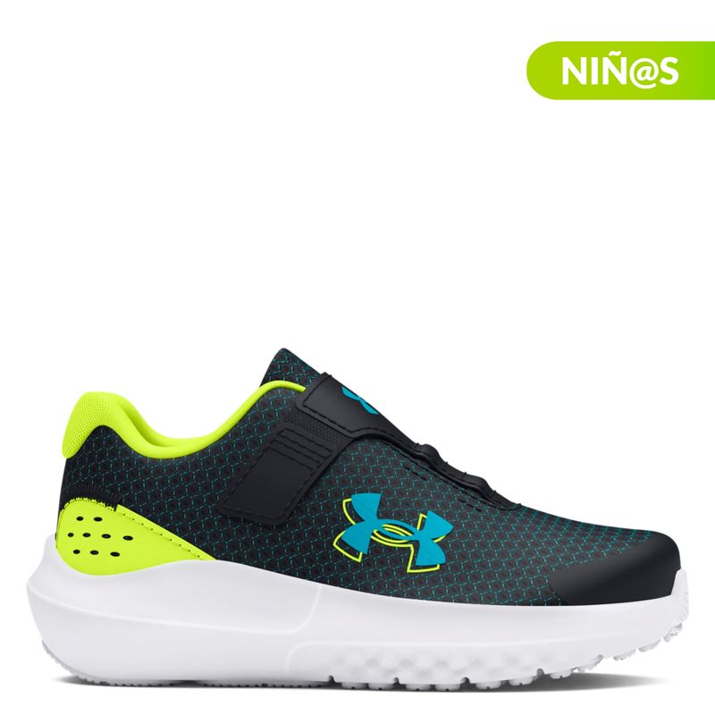 UNDER ARMOUR - Tenis Under Armour Running Surge 4 AC Niño 