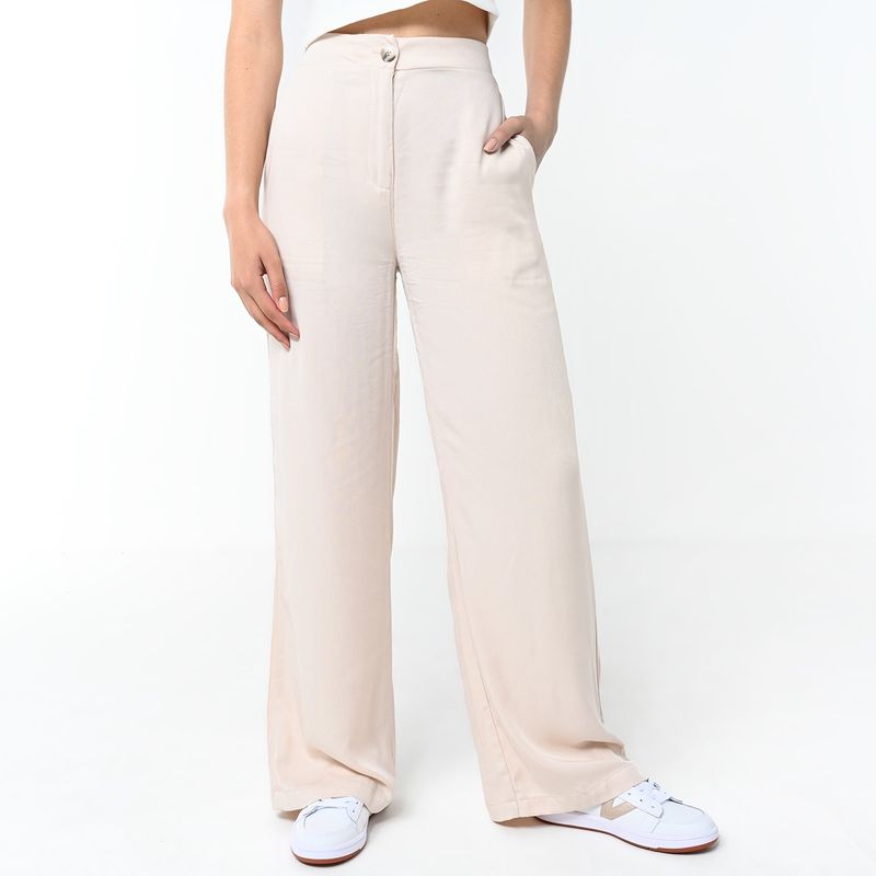 DOO AUSTRALIA - Pantalón Wide leg Mujer Tiro alto Doo Australia