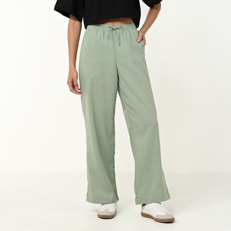 DOO AUSTRALIA - Pantalón Wide leg Mujer Tiro alto Doo Australia