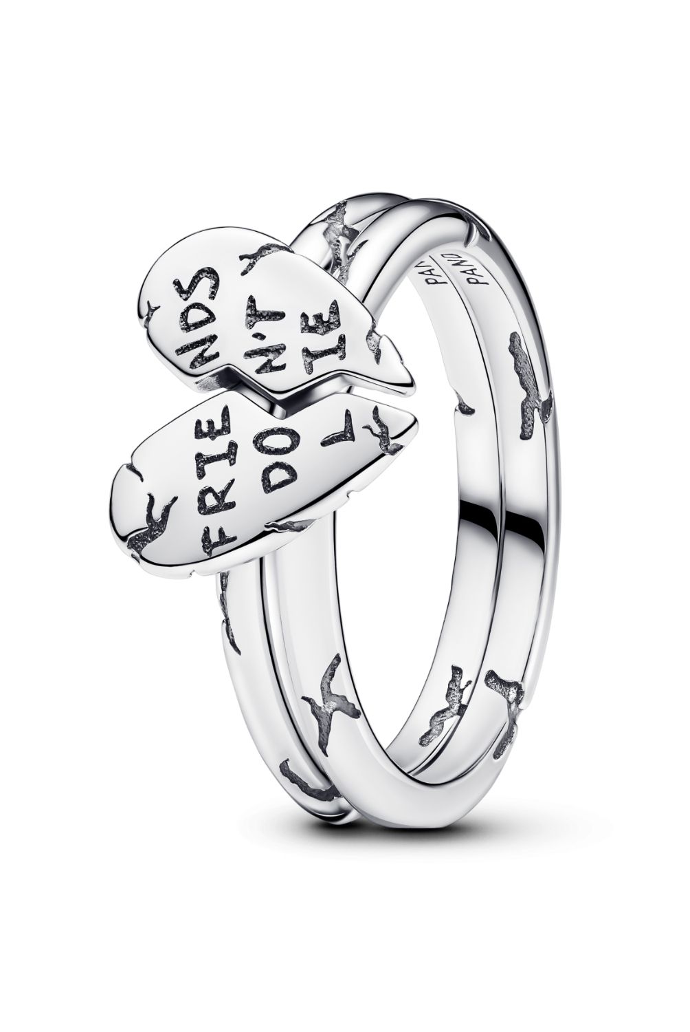 PANDORA - Anillo Pandora Divisible Los amigos no Mienten Stranger Thing Plata Esterlina 