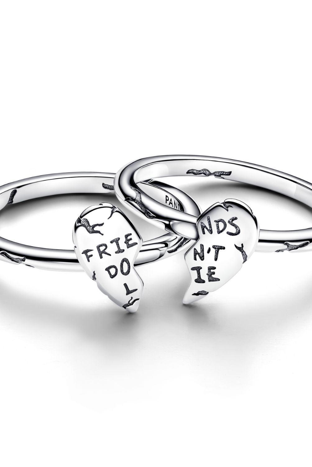 PANDORA - Anillo Pandora Divisible Los amigos no Mienten Stranger Thing Plata Esterlina 