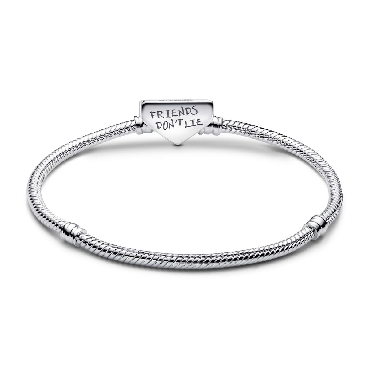 PANDORA - Brazalete Pandora Moments Cadena de Serpiente con Cierre de Stranger Things  Plata Esterlina