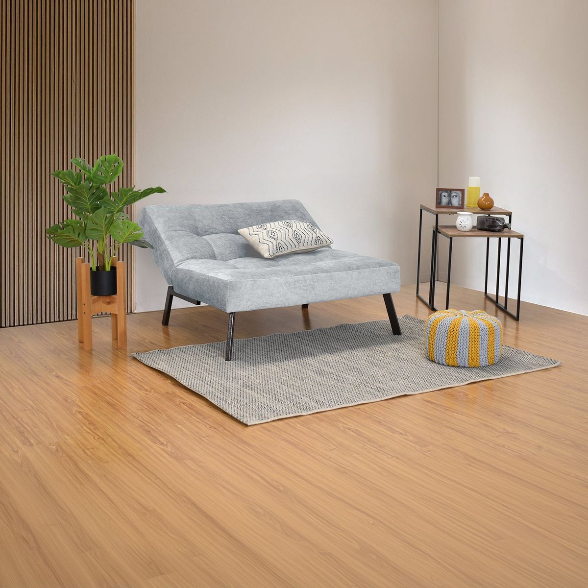 MICA - Sofá Reclinable 2 puestos Tabora 104x90x79 Tela