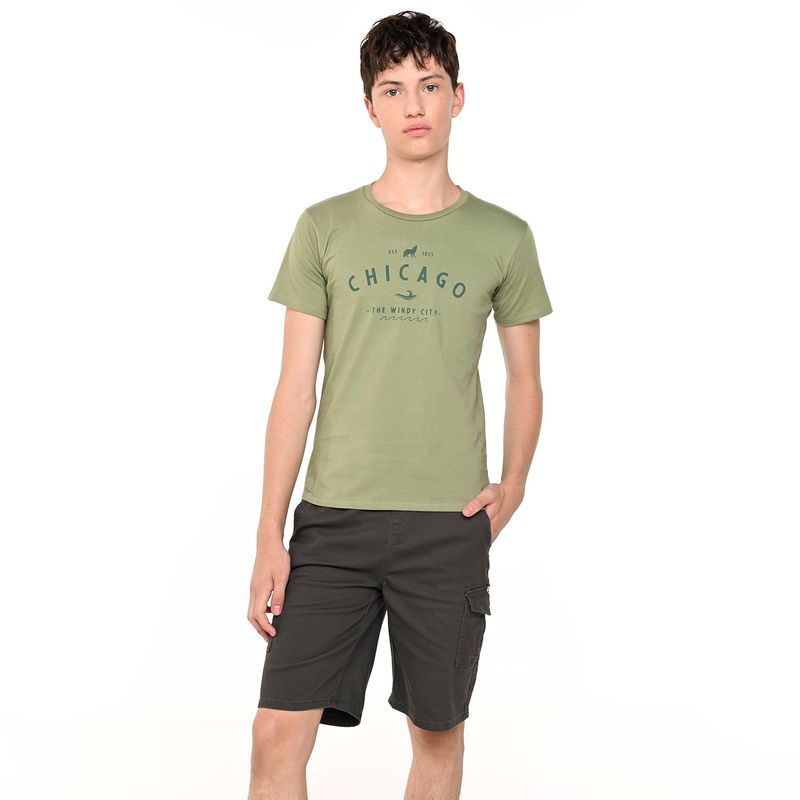 FEDERATION - Camiseta Niño con Estampado Manga corta Algodón Federation