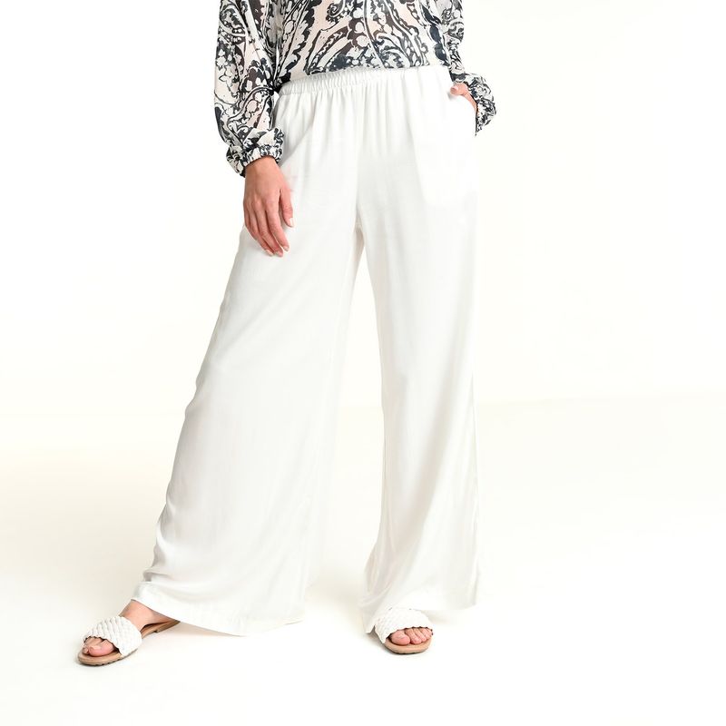 UNIVERSITY CLUB - Pantalón Wide leg Mujer Tiro alto University Club
