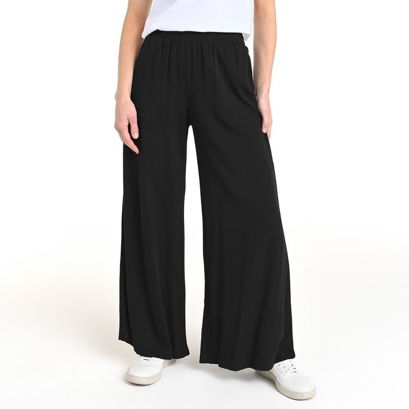 UNIVERSITY CLUB - Pantalón Wide leg Mujer Tiro alto University Club