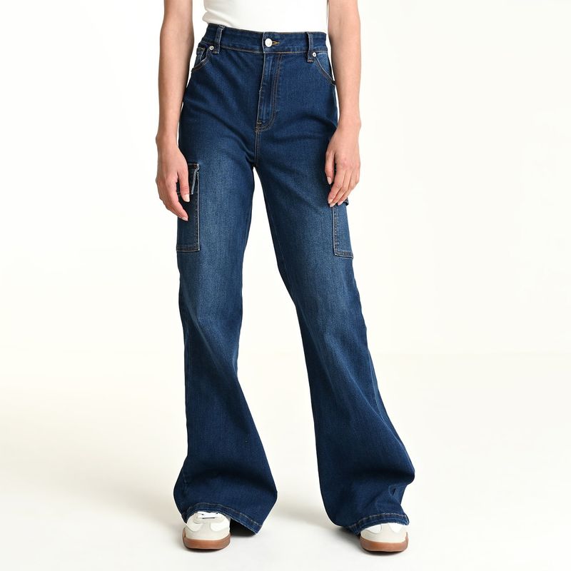 UNIVERSITY CLUB - Jean Flare Mujer Tiro medio University Club