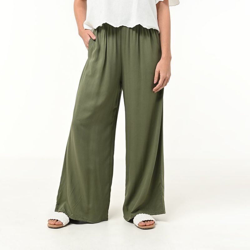 UNIVERSITY CLUB - Pantalón Culotte Mujer Tiro alto University Club