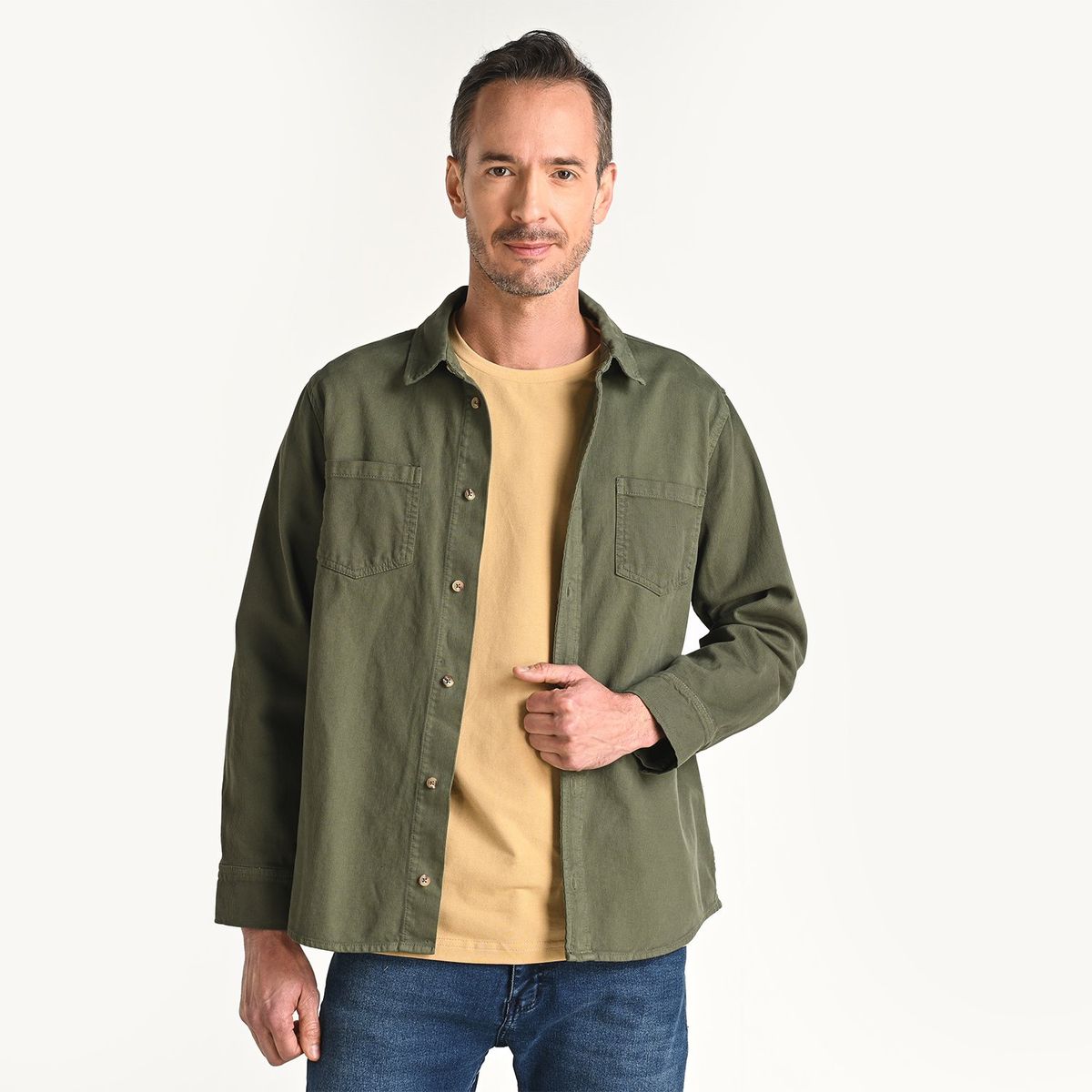 NEWPORT - Sobrecamisa Hombre de Algodón Newport