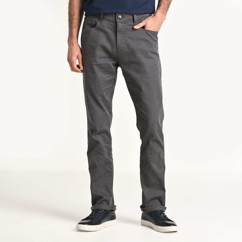 NEWPORT - Pantalón 5 Bolsillos Hombre Recto de Algodón Newport