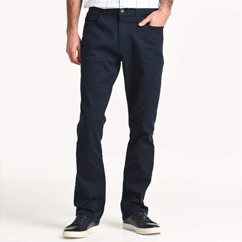 NEWPORT - Pantalón 5 Bolsillos Hombre Recto de Algodón Newport
