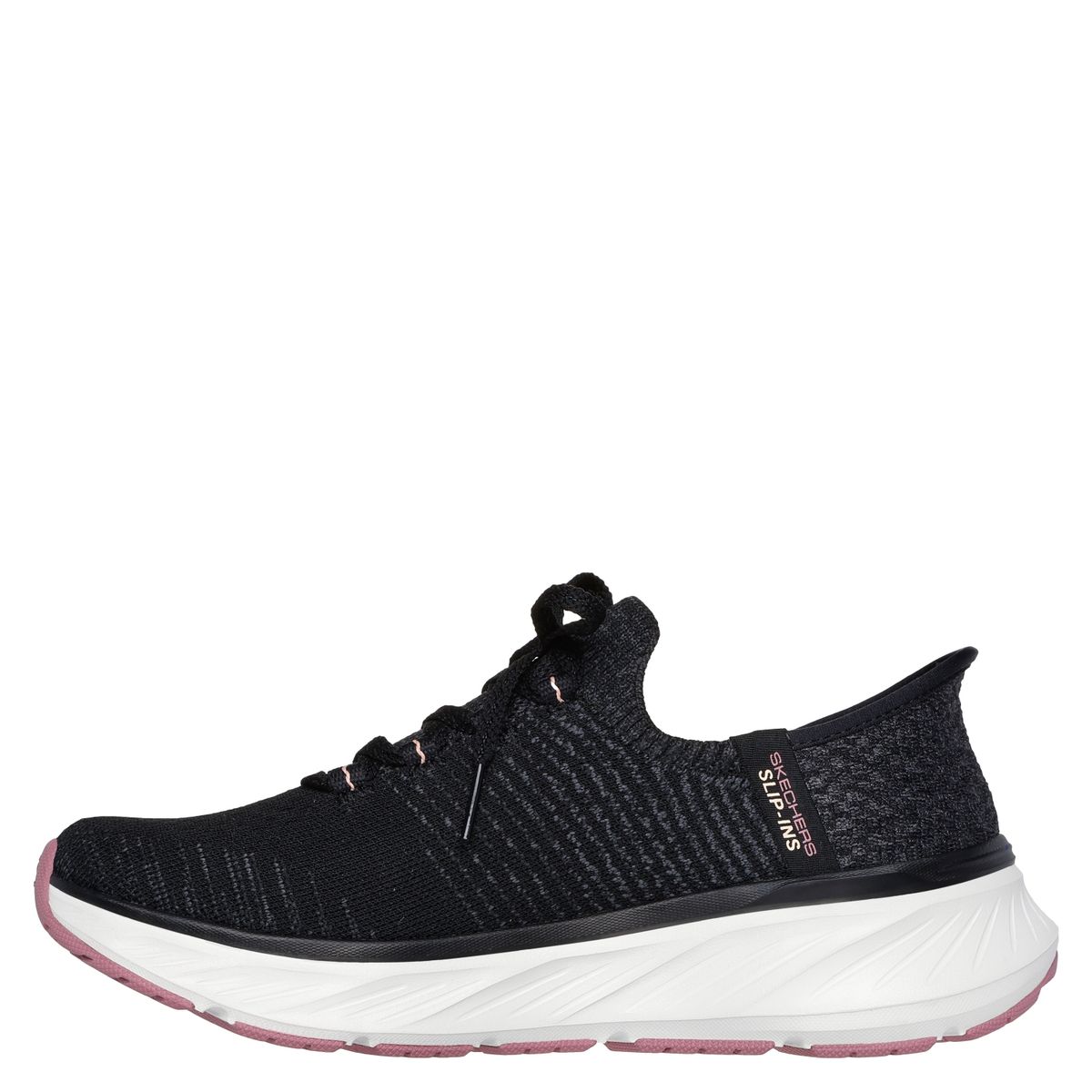 SKECHERS - Tenis Slip Ins Skechers Moda Edgeride Impression Mujer Negros