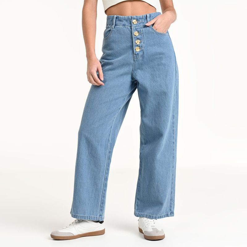 DOO AUSTRALIA - Jean Culotte Mujer Tiro medio Doo Australia