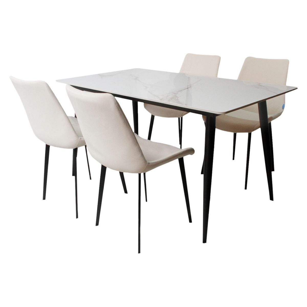 DORMILANDIA - Juego de comedor Comedor Berlín 4 puestos