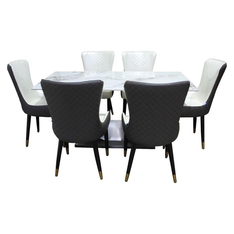 DORMILANDIA - Juego de comedor Comedor Zurich 6 puestos