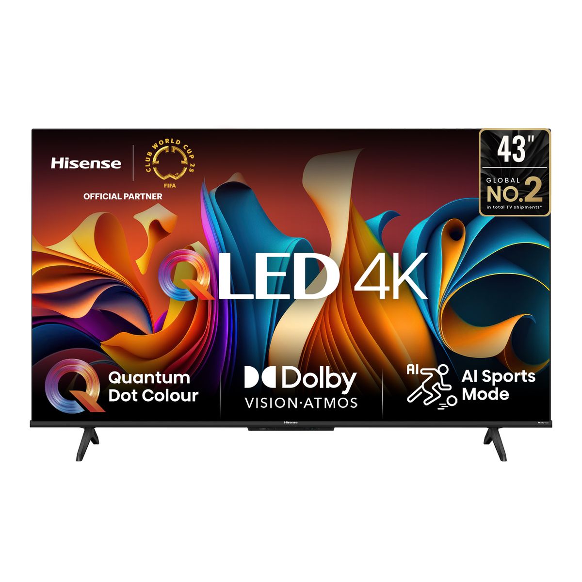 HISENSE - Televisor Hisense | 43 pulgadas QLED 4K UHD | 43Q6N