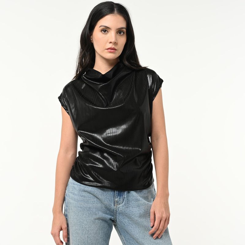 BASEMENT - Blusa Mujer Manga corta Basement