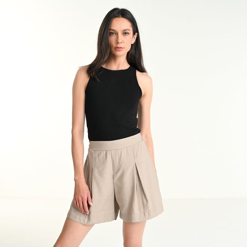 BASEMENT - Short Mujer Tiro medio Basement