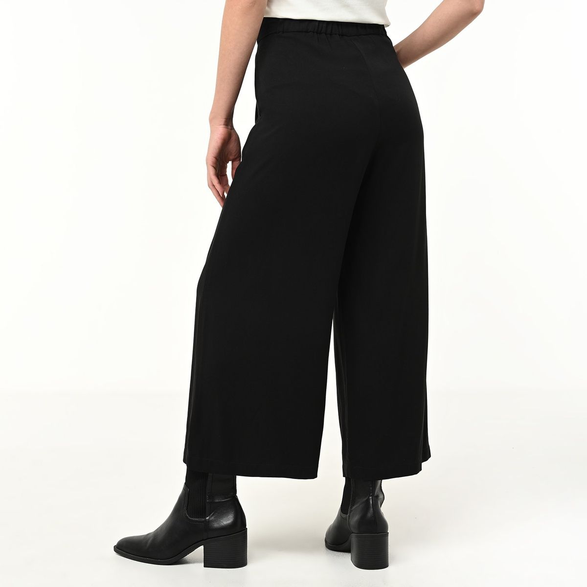 BASEMENT - Pantalón Wide Leg Mujer Tiro alto Basement