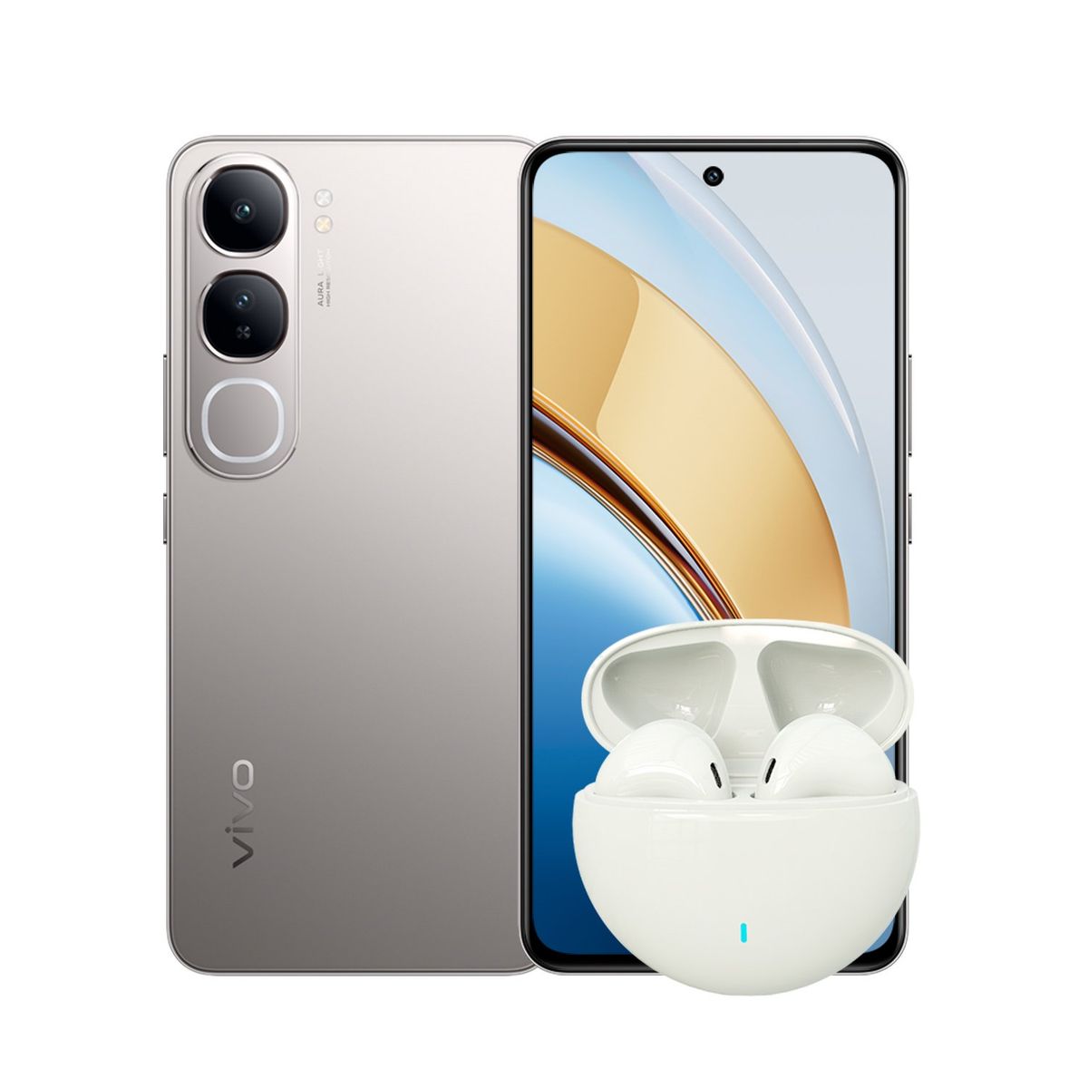 VIVO - Celular VIVO V40 SE 256GB | Incluye Audífonos | 8 GB RAM | Cámara Frontal 32 MP | Cámara Trasera 50 MP  + 8 MP ultra angular | Pantalla AMOLED 6,67 pulgadas | Procesador Snapdragon 4 Gen 2 5G