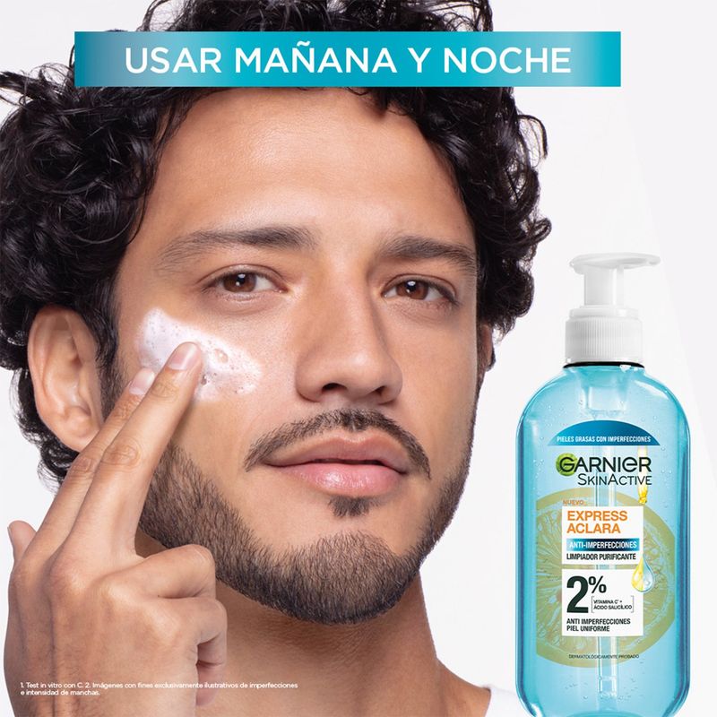 GARNIER - Limpiador Purificante Anti Imperfecciones Garnier Para Piel Mixta 200 ml