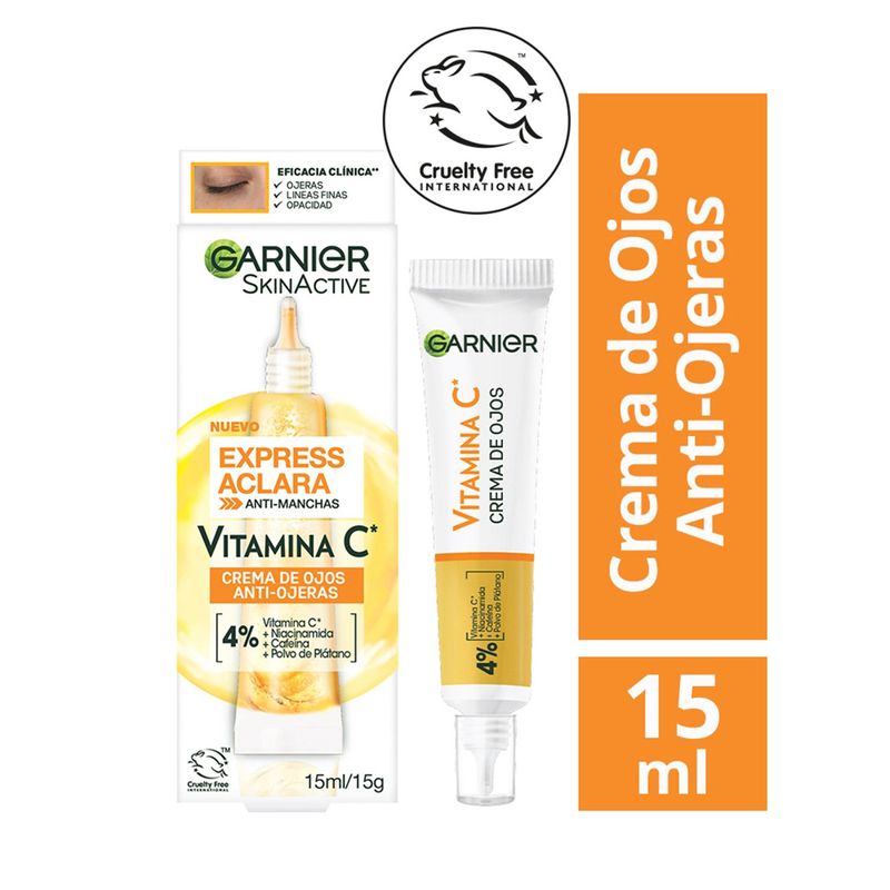 GARNIER - Tratamiento para el contorno de ojos Crema Anti Ojeras Garnier Para Todo tipo de piel 15 ml