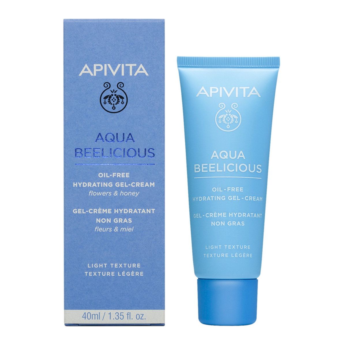APIVITA - Hidratante facial AQUA BEELICIOUS CREAM Apivita Para Todo tipo de piel 40 ml