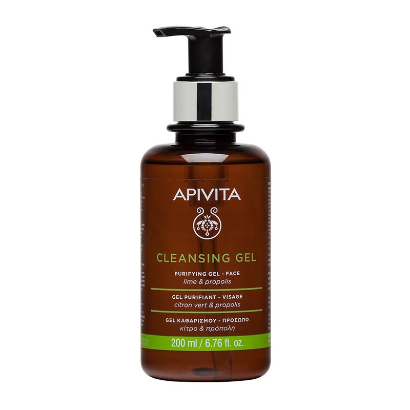 APIVITA - Limpiador PURIFYING CLEANSING GEL Apivita Para Todo tipo de piel 200 ml