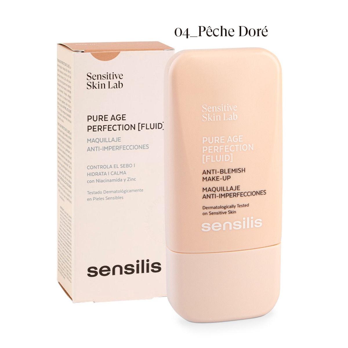 SENSILIS - Base de maquillaje Líquida PURE AGE BEIGE DORE Sensilis 30 ml