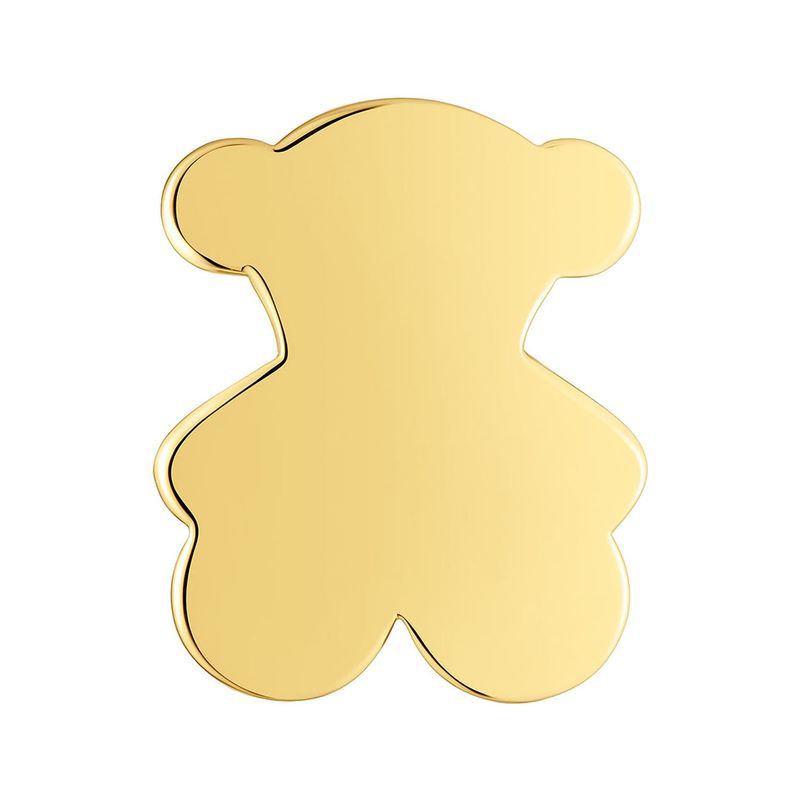 TOUS - Charm TOUS 1950 oso mediano con baño de oro 18 kt sobre plata