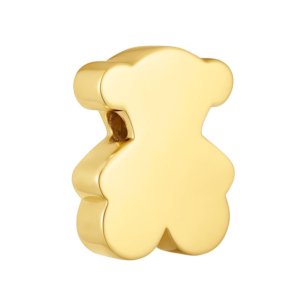 TOUS - Charm TOUS 1950 oso mediano con baño de oro 18 kt sobre plata