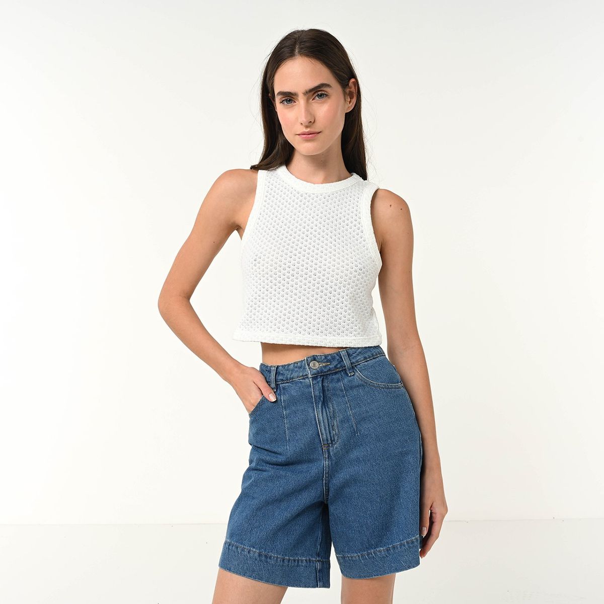 SYBILLA - Camiseta Mujer Sin mangas Sybilla