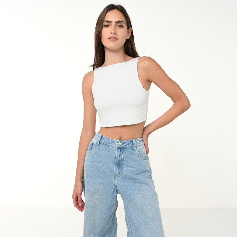 SYBILLA - Camiseta Mujer Sin mangas Sybilla