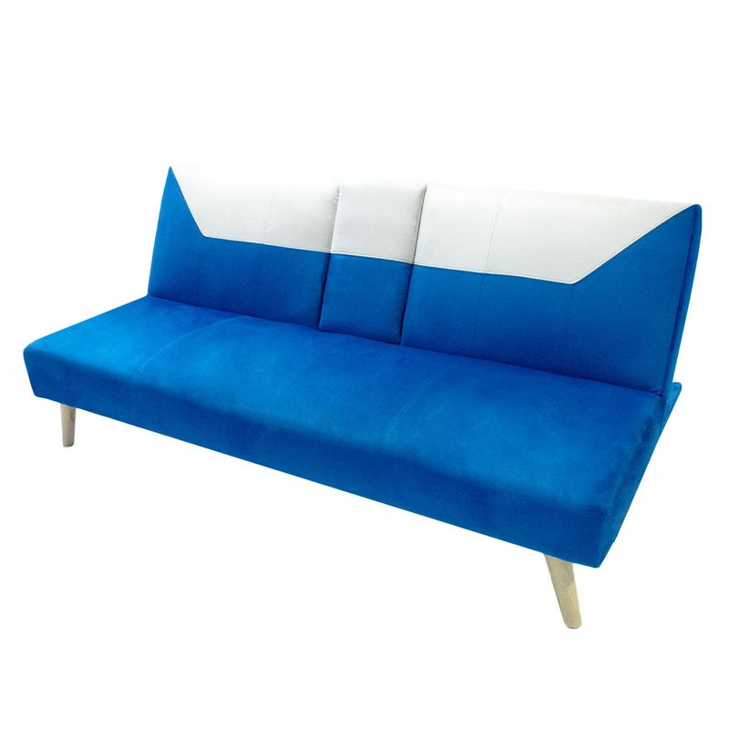 DORMILANDIA - Sofá Cama Pekín 2 Puestos en Poliéster con Porta Vasos y Puerto de Carga USB C 104 x 98 x 83 cm Domilandia