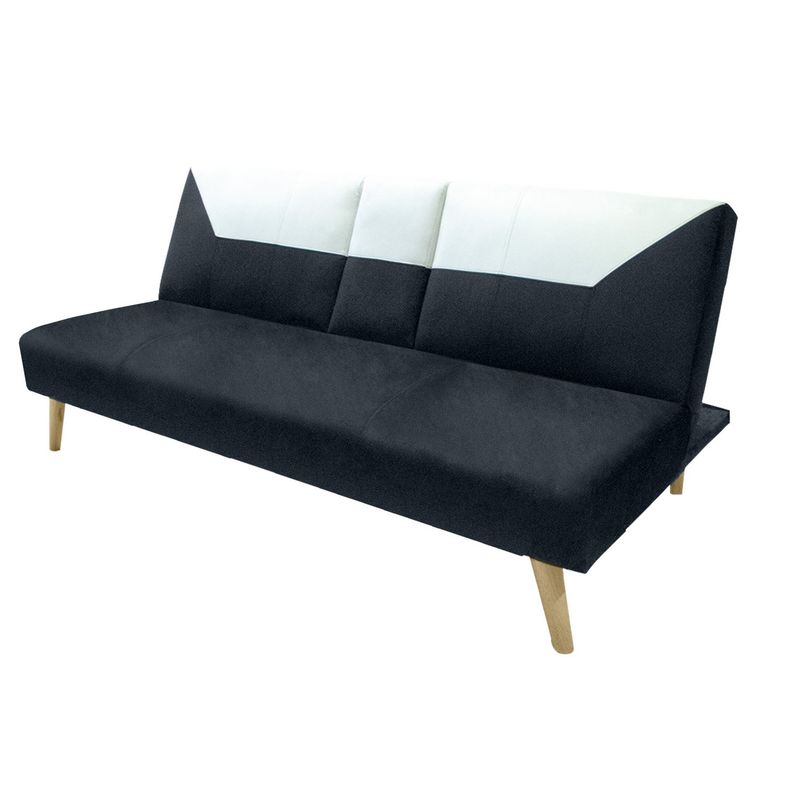 DORMILANDIA - Sofá Cama Pekín 2 Puestos en Poliéster con Porta Vasos y Puerto de Carga USB C 104 x 98 x 83 cm Domilandia