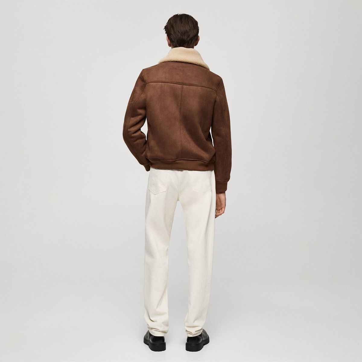 MANGO - Chaqueta Efecto cuero Hombre MANGO