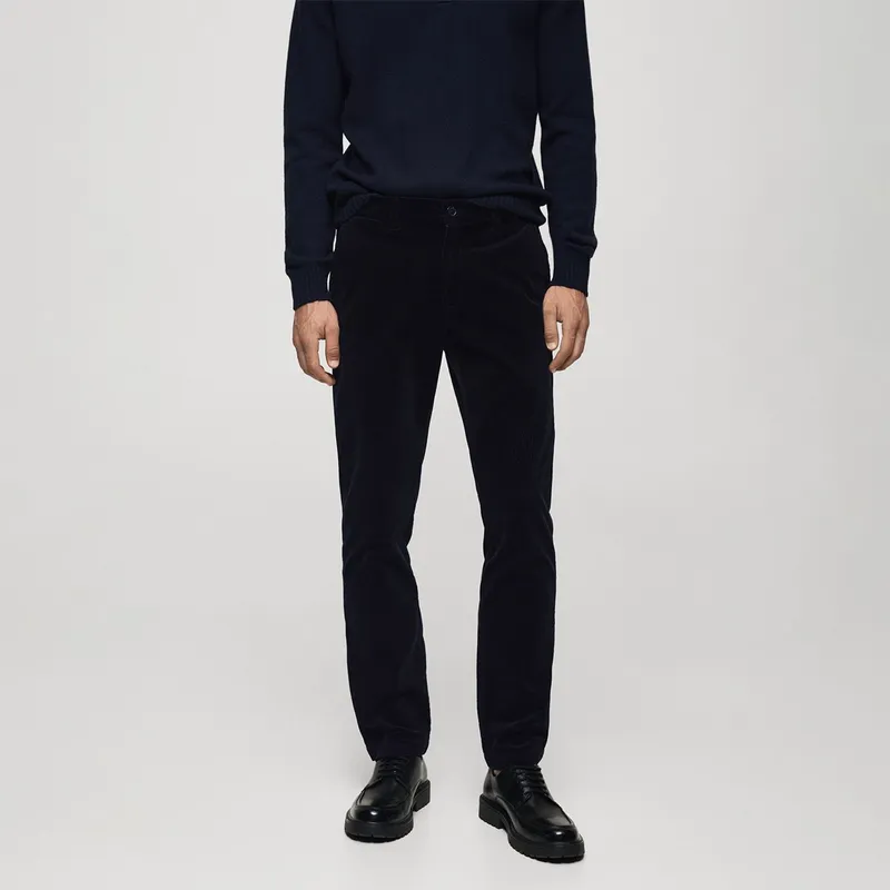 MANGO - Pantalón Chino Hombre Slim de Algodón MANGO