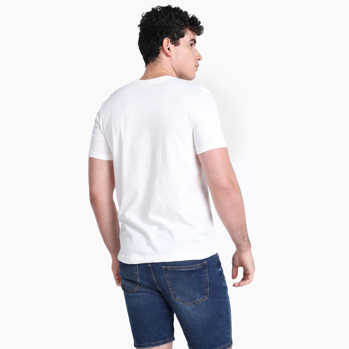 BEARCLIFF - Camiseta Hombre Manga corta con Estampado de Algodón Bearcliff