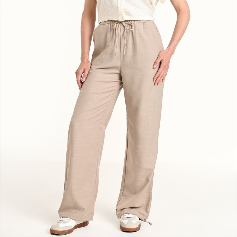 APOLOGY - Pantalón Wide leg Mujer Tiro alto Apology