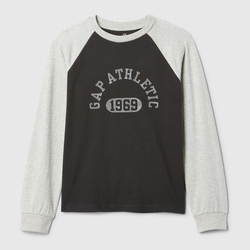 GAP - Camiseta manga larga Niño con Logo Manga larga Algodón GAP