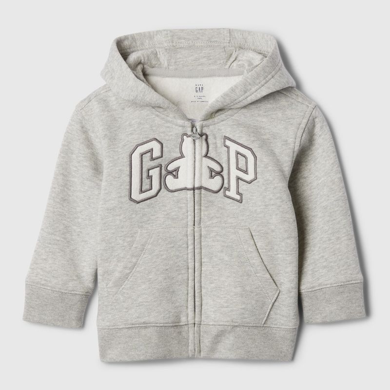 GAP - Saco para Bebé niña con Logo Con capucha Manga larga de Algodón GAP