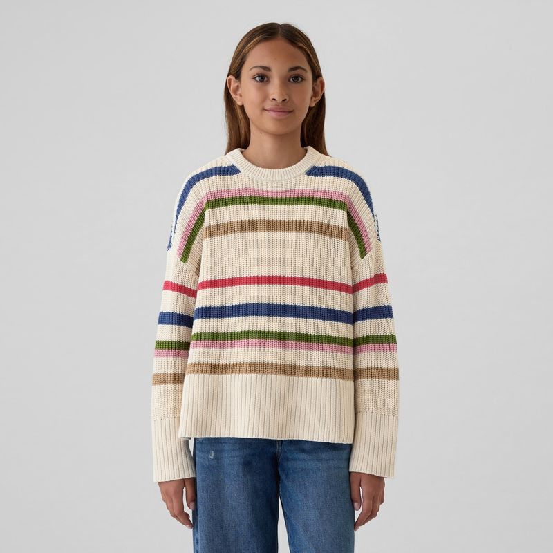 GAP - Saco para Niña de Rayas de Algodón GAP