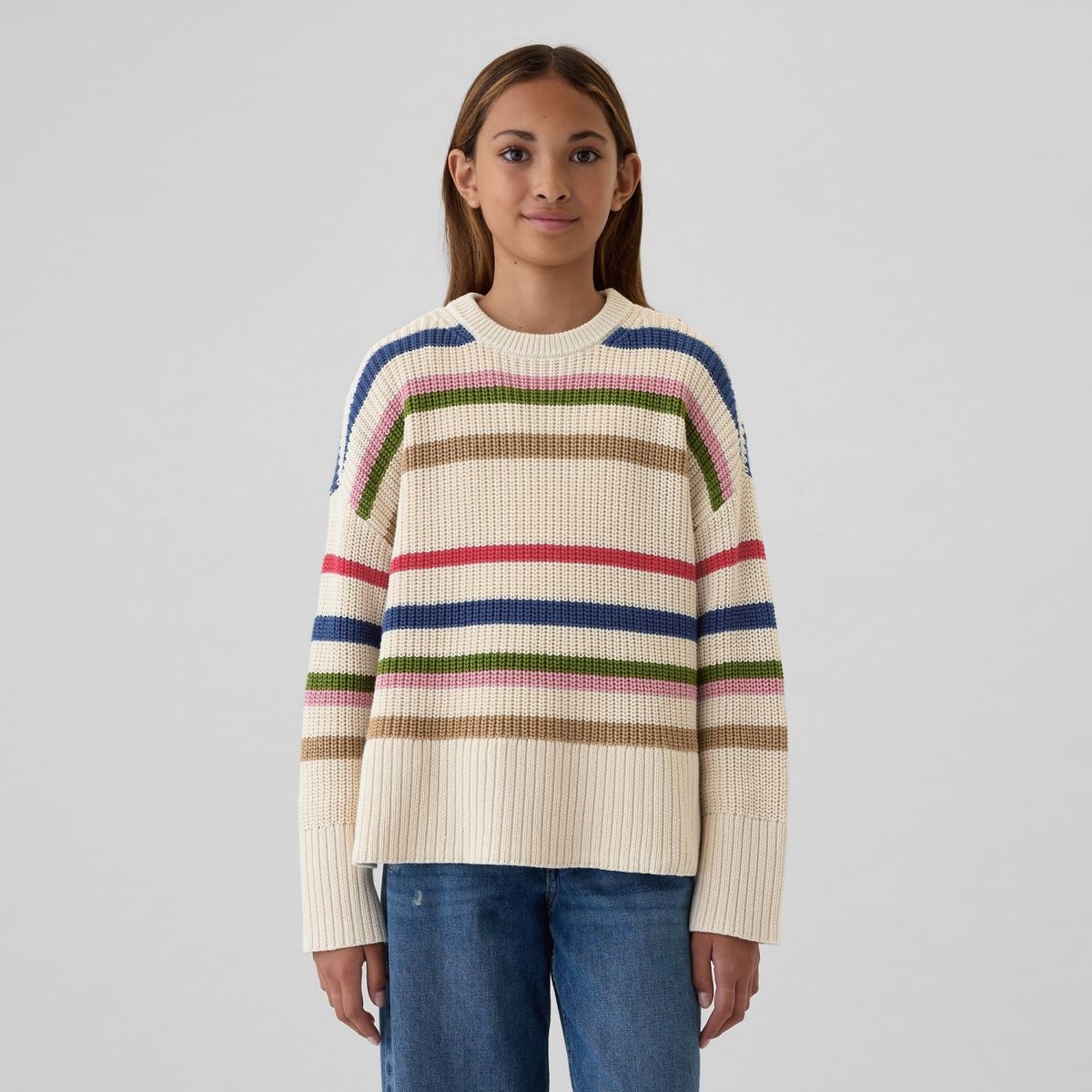 GAP - Saco para Niña de Rayas de Algodón GAP