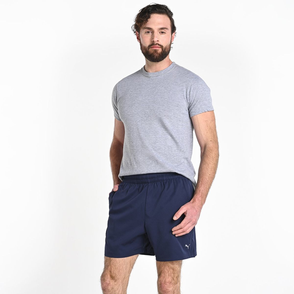 PUMA - Pantaloneta Deportiva Training Hombre Puma 