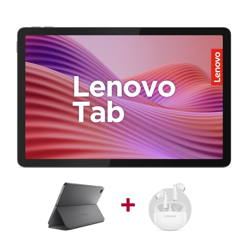 LENOVO - Tablet Lenovo Tab 128GB | Incluye Protector y Aud| Pantalla 10.1 pulgadas | 4GB RAM | Camara Posterior 8MP | Camara Frontal 5MP