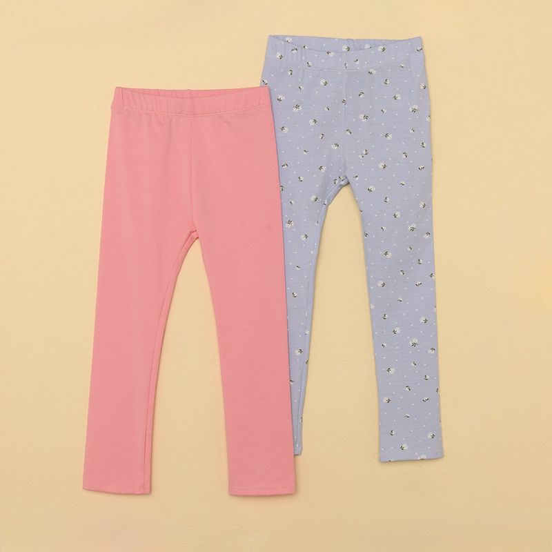YAMP - Leggings Niña Pack de 2 unidades Algodón Yamp