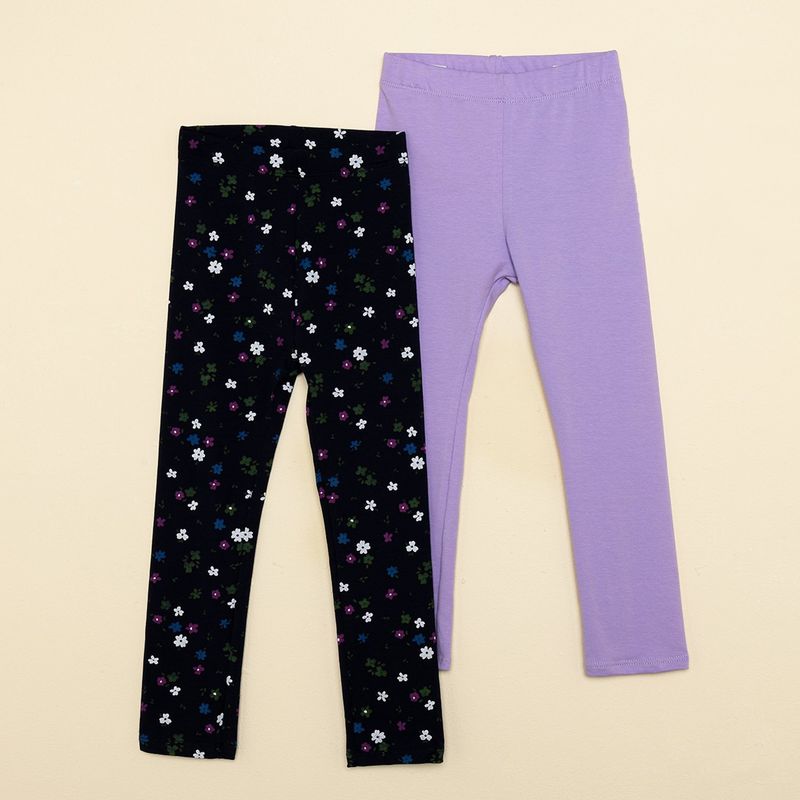 YAMP - Leggings Niña Pack de 2 unidades Algodón Yamp