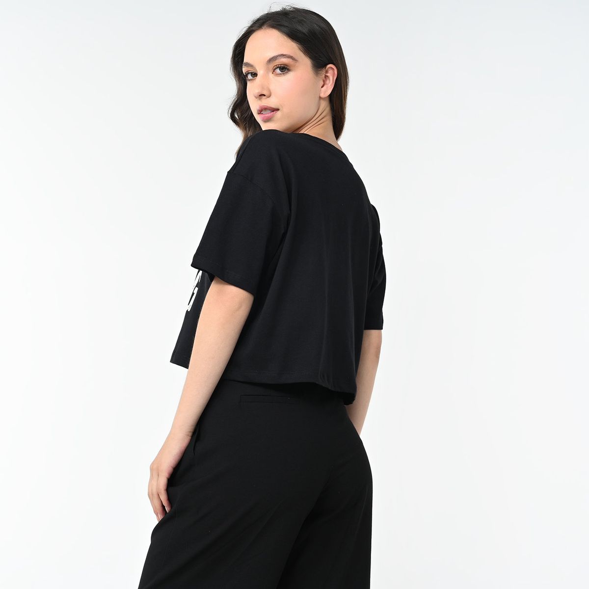 SYBILLA - Blusa Mujer Snoopy Manga corta de Algodón Sybilla