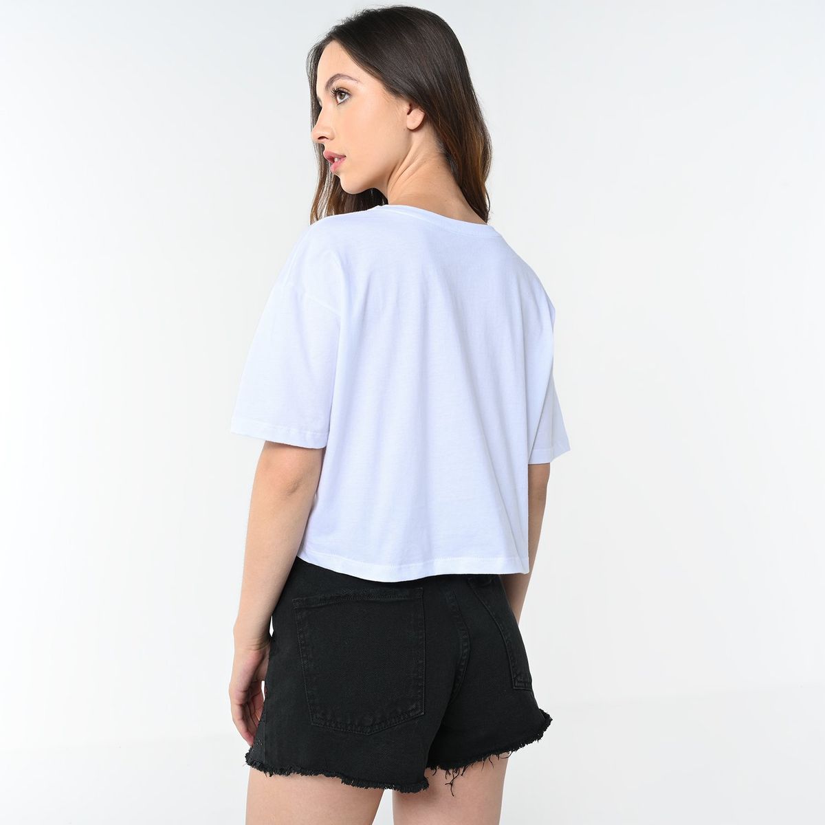 SYBILLA - Blusa Mujer Snoopy Manga corta de Algodón Sybilla
