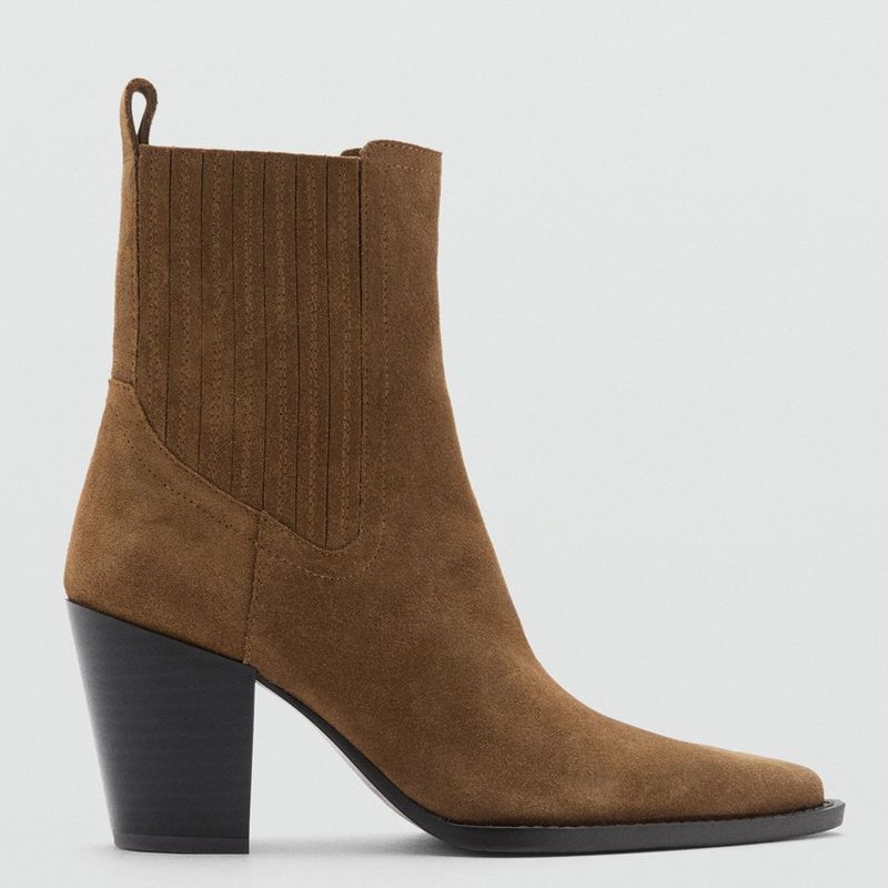 MANGO - Botines para Mujer con tacón Cónico Westy Mango